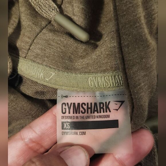 Gymshark Cropped Hoodie Sweatshirt wrap cross back size XS - Picture 4 of 11